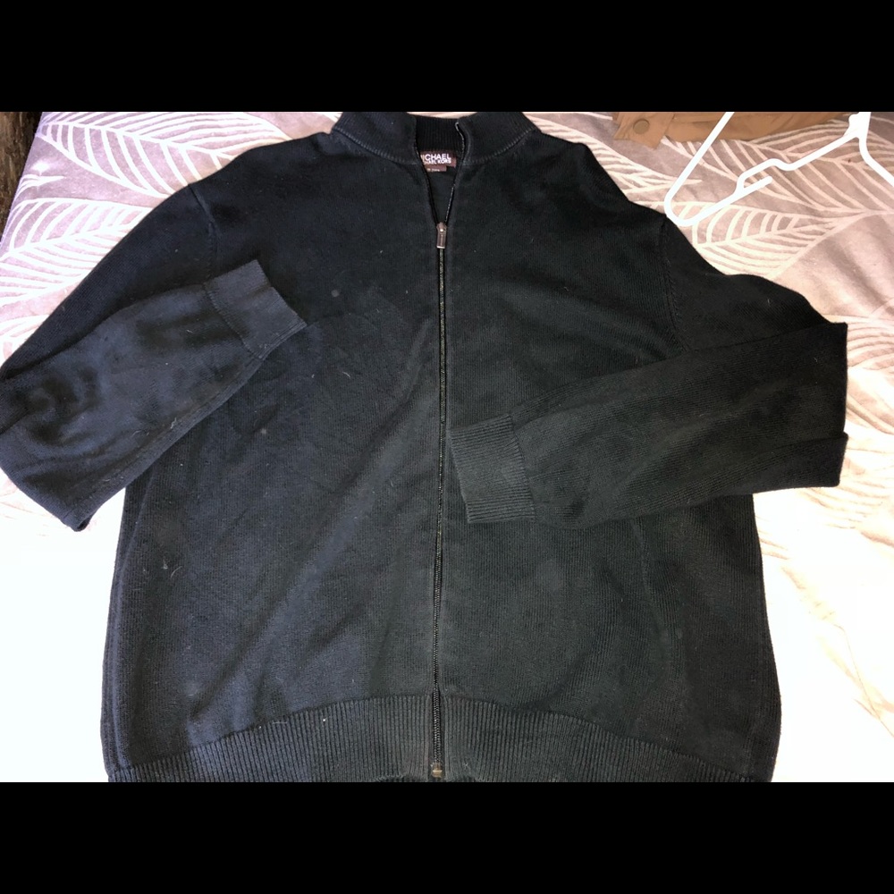 michael kors zip up sweater